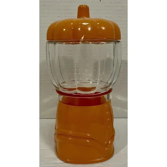 Orange Gumball Machine Ceramic Glass Halloween Decor Target NEW‎ - Picture 2 of 6